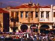 Fishing Boats Moored In Harbour And Buildings, Rethymno, Crete, Greece by Jon Davison Limited Edition Pricing Art Print