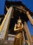 Golden Statue In Grounds Of Grand Palace, Bangkok, Thailand by Chris Mellor Limited Edition Print