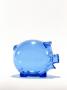 Blue Transparent Piggy Bank by Henryk T. Kaiser Limited Edition Pricing Art Print