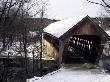 Covered Bridge In Winter, Nh by Mark Segal Limited Edition Print