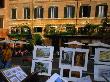 Paintings For Sale In Piazza Navona, Rome, Italy by Jon Davison Limited Edition Print