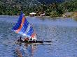 Outrigger Ferrying Passengers Across Bay At Lembar, Lombok, West Nusa Tenggara, Indonesia by Bernard Napthine Limited Edition Print