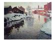 Lysaker River, 1901 (Oil On Canvas) by Fritz Thaulow Limited Edition Pricing Art Print