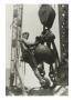 A Worker Riding On A Crane Hook by Lewis Wickes Hine Limited Edition Print
