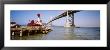 Boat Near Bay Bridge, San Francisco, California, Usa by Panoramic Images Limited Edition Pricing Art Print