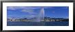 Fountain In Front Of Buildings, Jet D'eau, Geneva, Switzerland by Panoramic Images Limited Edition Pricing Art Print