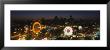 Ferris Wheels Lit Up At Night, Calgary Stampede, Calgary, Alberta, Canada by Panoramic Images Limited Edition Print