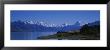 Lake In Front Of A Mountain Range, Lake Pukaki, Mt. Cook, Southern Alps, New Zealand by Panoramic Images Limited Edition Print