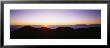 Silhouette Of Mountains At Sunrise, Haleakala, Maui, Hawaii, Usa by Panoramic Images Limited Edition Pricing Art Print