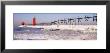 Lighthouse Near A Pier, Grand Haven, Michigan, Usa by Panoramic Images Limited Edition Pricing Art Print