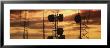 Silhouette Of Satellite Dish On Communication Towers, Idaho, Usa by Panoramic Images Limited Edition Print