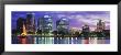 Panoramic View Of An Urban Skyline At Night, Orlando, Florida, Usa by Panoramic Images Limited Edition Pricing Art Print