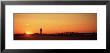 Sunset Over An Airport, O'hare International Airport, Chicago, Illinois, Usa by Panoramic Images Limited Edition Print
