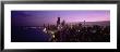 Buildings Lit Up At Night, Chicago, Illinois, Usa by Panoramic Images Limited Edition Pricing Art Print