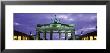 Low Angle View Of The Brandenburg Gate, Berlin, Germany by Panoramic Images Limited Edition Print