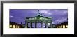 Low Angle View Of The Brandenburg Gate, Berlin, Germany by Panoramic Images Limited Edition Print