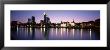 Skyline In Evening, Main River, Frankfurt, Germany by Panoramic Images Limited Edition Print