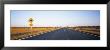 Kangaroo Road Warning Sign, Outback Highway, Australia by Panoramic Images Limited Edition Print