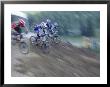 Mountain Bike Racers At The Mens 2004 Mountain Cross Finals, Colorado by Mike Tittel Limited Edition Print