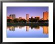 Fort Worth Reflected In The Trinity River Park, Fort Worth, Texas by Richard Cummins Limited Edition Print