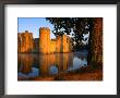 Bodiam Castle Reflected In Moat, East Sussex, England by David Tomlinson Limited Edition Pricing Art Print