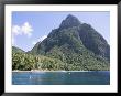 The Pitons, St. Lucia, Windward Islands, West Indies, Caribbean, Central America by John Miller Limited Edition Print