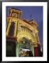 Exterior Of Luna Park Entrance Illuminated At Twilight, St. Kilda, Melbourne, Victoria, Australia by Richard Nebesky Limited Edition Print