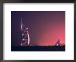 Burj Al Arab Hotel In The Evening, Dubai, United Arab Emirates, Middle East by Charles Bowman Limited Edition Pricing Art Print