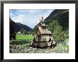 Best Preserved 12Th Century Stave Church In Norway, Borgund Stave Church, Western Fjords, Norway by Gavin Hellier Limited Edition Pricing Art Print