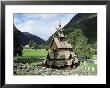 Best Preserved 12Th Century Stave Church In Norway, Borgund Stave Church, Western Fjords, Norway by Gavin Hellier Limited Edition Print