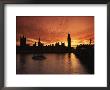 Sunset Over The Houses Of Parliament, Unesco World Heritage Site, Westminster, London by Roy Rainford Limited Edition Print