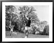 Robert F Kennedy And Family Outside Playing Football With His Brother Senator John F. Kennedy by Paul Schutzer Limited Edition Print