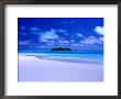 Small Island Across The Waters Of Aitutaki Lagoon, Aitutaki, Southern Group, Cook Islands by Peter Hendrie Limited Edition Print