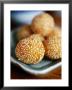 Sticky Rice Balls Rolled In Sesame, Zhenjiang, Jiangsu, China by Greg Elms Limited Edition Print