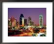 City Skyline Illuminated At Dusk, Dallas, United States Of America by Richard Cummins Limited Edition Pricing Art Print