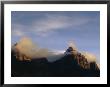 Clouds Wreath The Top Of Rock Formations In Zion by Stephen Alvarez Limited Edition Print