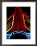 Colorful Neon Centerpiece On The Art Deco Facade A Theater by Stephen St. John Limited Edition Pricing Art Print