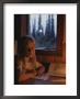 A Young Girl Being Schooled At Her Home In Alaska by Michael S. Quinton Limited Edition Print