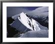 Climbers Hike Up Ridge On Mt. Aspiring, New Zealand by Michael Brown Limited Edition Print