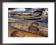 Kayaks And Rowboats At The Center For Wooden Boats, Seattle, Washington, Usa by William Sutton Limited Edition Pricing Art Print