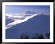 Aerial Of Mount Mckinley, Clouds Pouring Over Mount Capps, Alaska by Rich Reid Limited Edition Print
