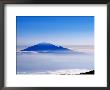 Peak Of Mt. Meru Poking Through Clouds, Mt. Kilimanjaro National Park, Kilimanjaro, Tanzania by Ariadne Van Zandbergen Limited Edition Print