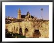 The Roman Bridge And City From The Tormes River, Salamanca, Castilla Leon, Spain by Marco Simoni Limited Edition Print