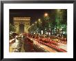 Avenue Des Champs Elysees And The Arc De Triomphe, Paris, France by Alain Evrard Limited Edition Print