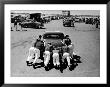 Men Pushing Car During Nat. Hot Rod Assoc. Drag Meet by Ralph Crane Limited Edition Pricing Art Print