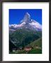 Matterhorn Towering Above Hamlet Of Findeln, Valais, Switzerland by Gareth Mccormack Limited Edition Print