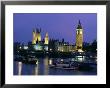 Houses Of Parliament Across The River Thames, London, England, United Kingdom by Charles Bowman Limited Edition Print