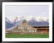 Dr Pierce's Barn, Wellsville Mountains In Distance, Cache Valley, Utah, Usa by Scott T. Smith Limited Edition Print