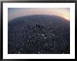 An Aerial Fisheye Lens View Of Los Angeles At Twilight by Jodi Cobb Limited Edition Print