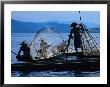 Leg Rowers-Fishermen, Inle Lake, Burma by Sandy Ostroff Limited Edition Print